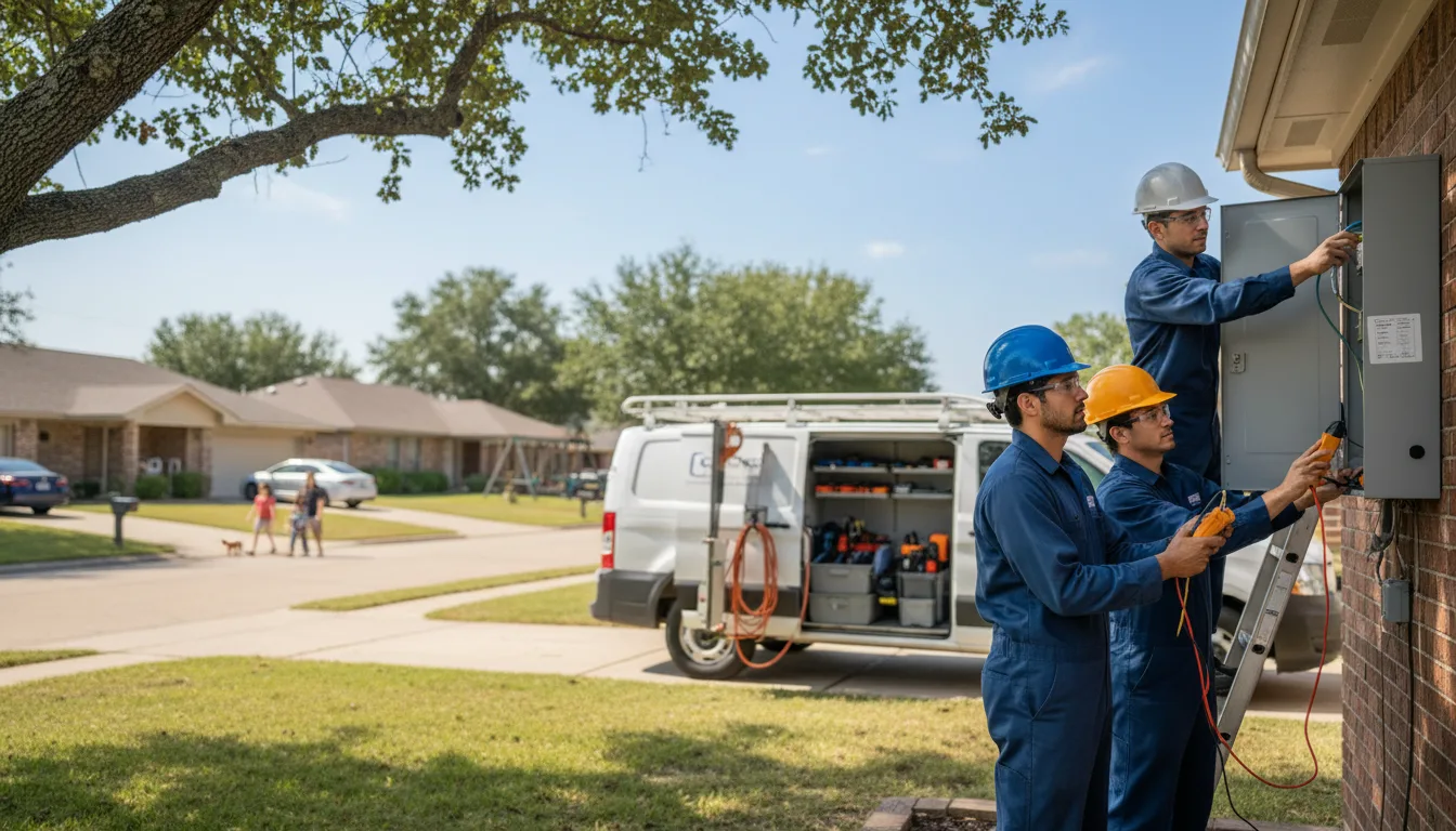 Certified electrician providing emergency electrical services in Cooksville, IL